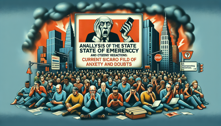 비상계엄 선포와 시민의 반응 분석: 불안과 의구심이 가득한 현재 상황