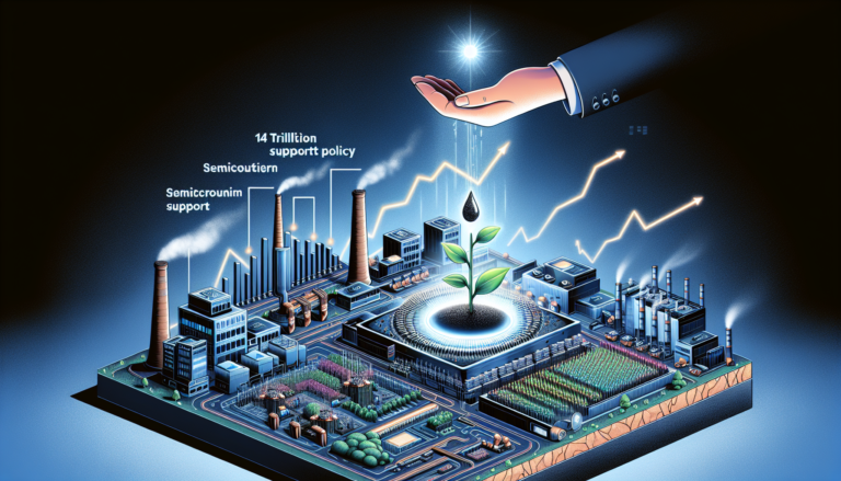 정부의 14조원 반도체 지원 정책으로 산업 위기 극복하기