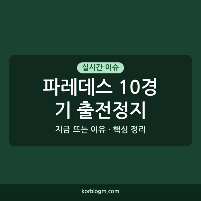파레데스 10경기 출전정지: 폭력 행위 징계 확정 및 후폭풍