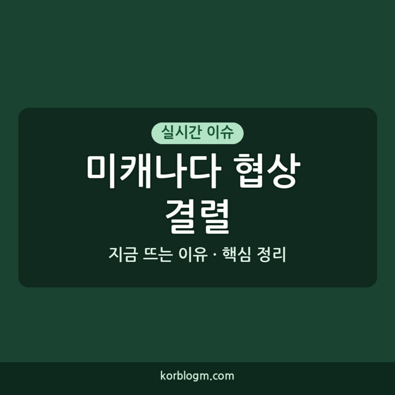 미캐나다 협상 결렬 미·캐나다 협상 결렬 50% 관세 발효 근황