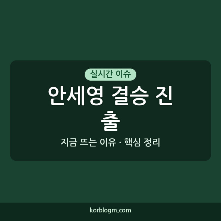 안세영 결승 진출 안세영 왕즈이 꺾고 결승 진출