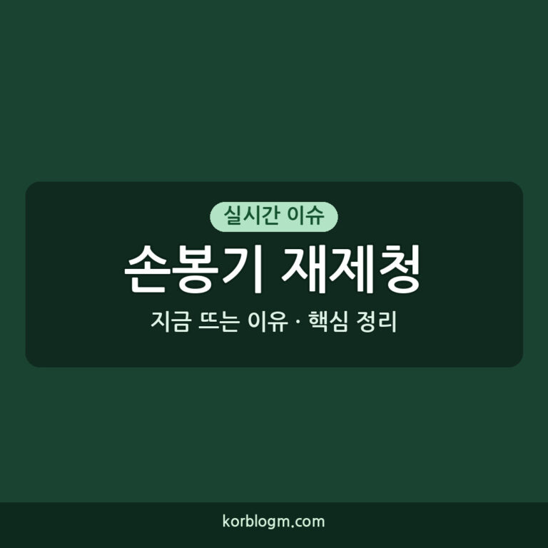 靑, 손봉기 재제청 요청 근황과 쟁점 정리
