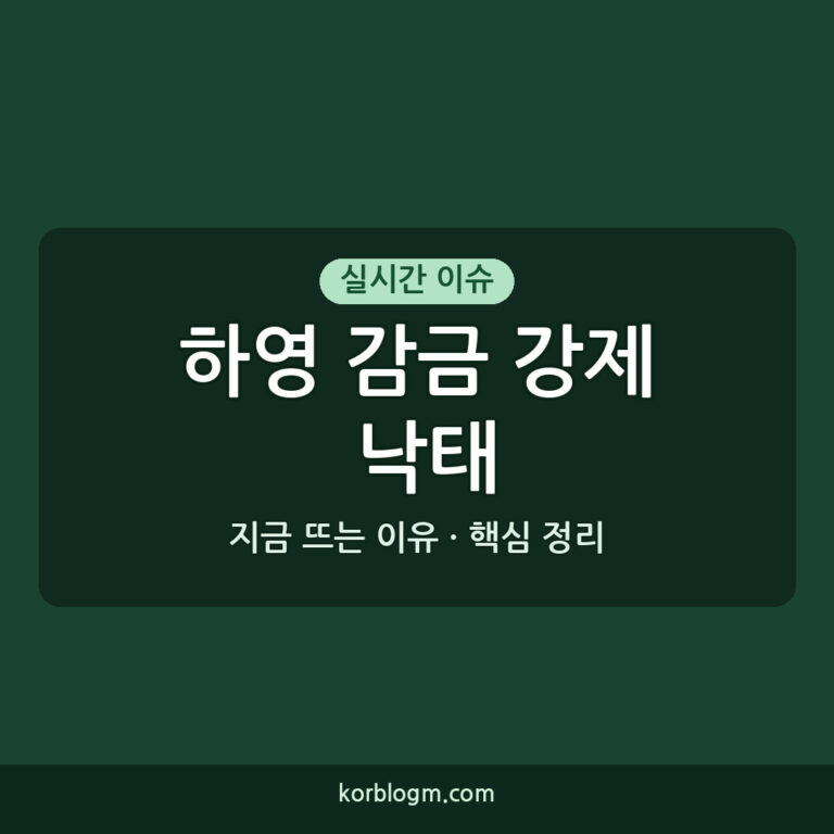 하영 감금 강제 낙태 하영 감금 강제 낙태 병원 근무 논란 관련 상황