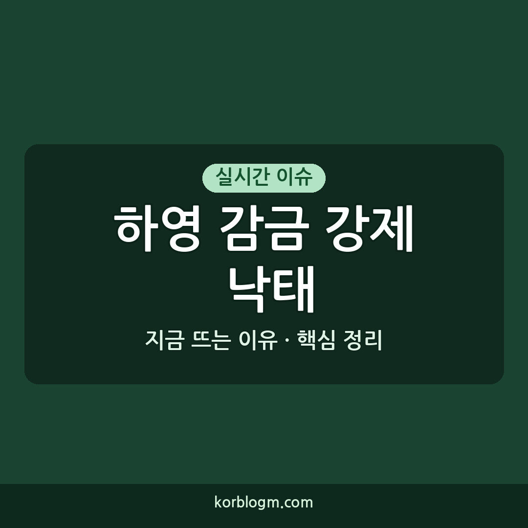 하영 감금 강제 낙태 하영 감금 강제 낙태 병원 근무 논란 관련 상황