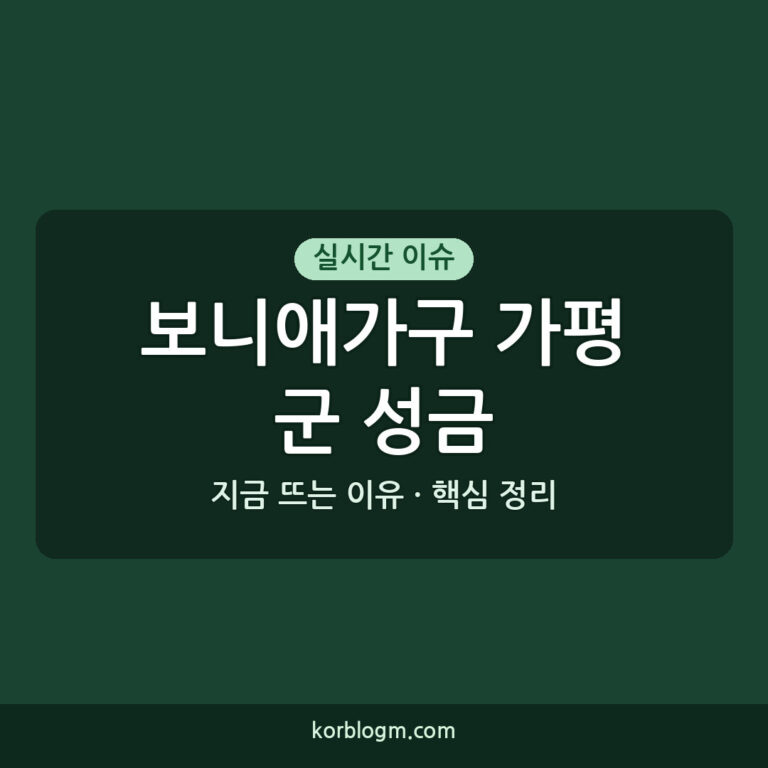 보니애가구 가평군 성금 기부 소식, 2026년 기준 기부 현황