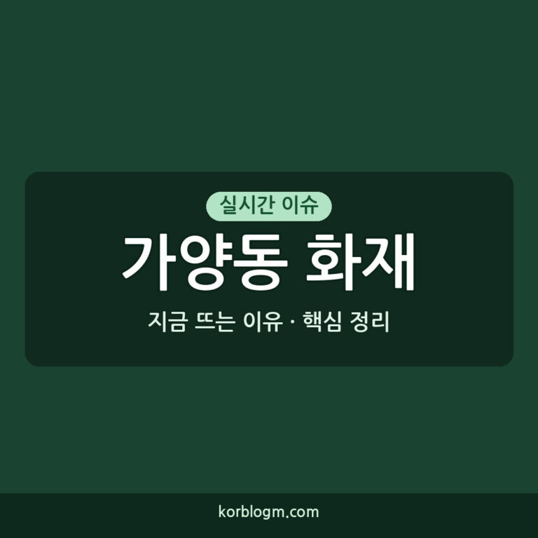 가양동 화재 합동감식: 원인 규명 진행 상황 및 향후 일정